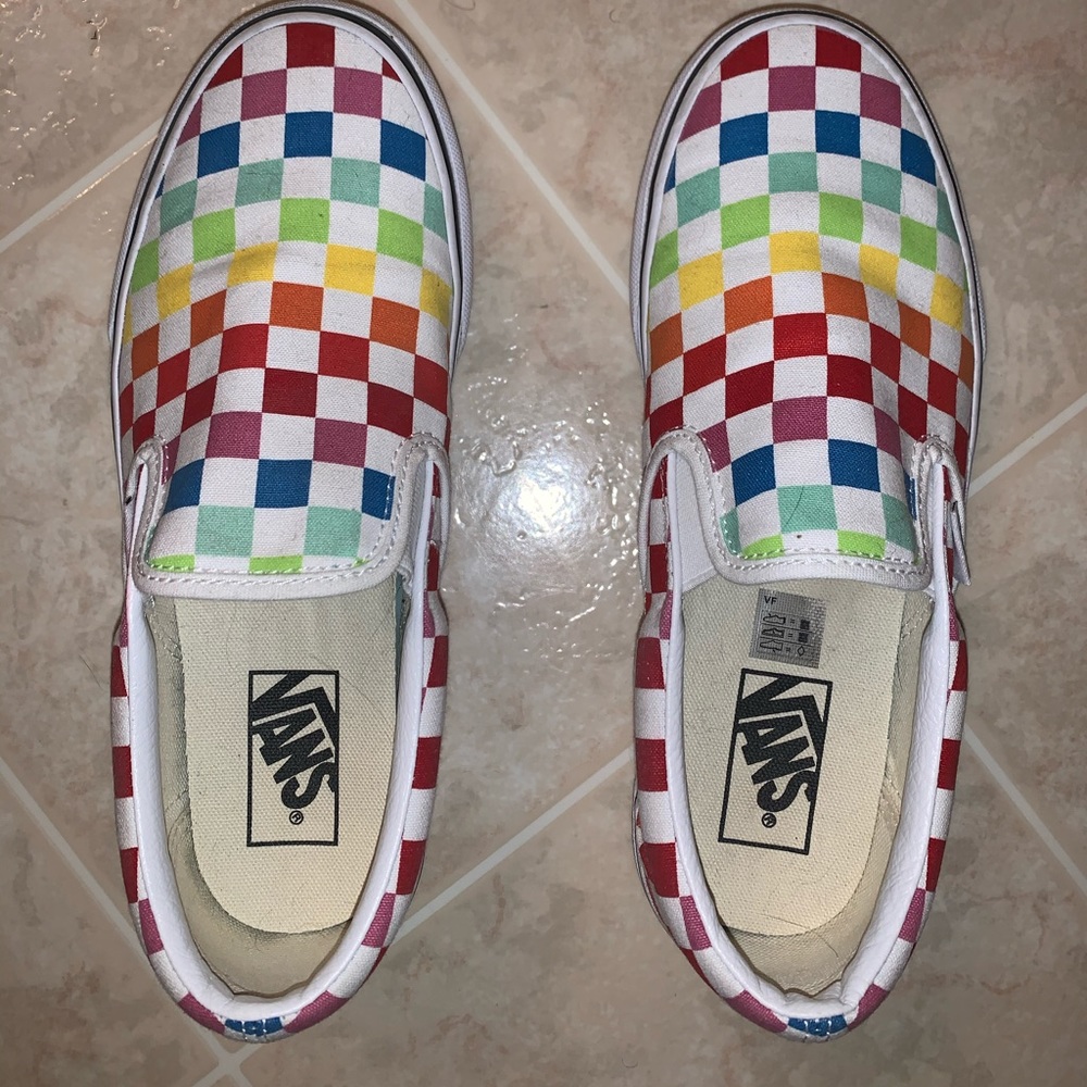 Women size 8 slip on vans